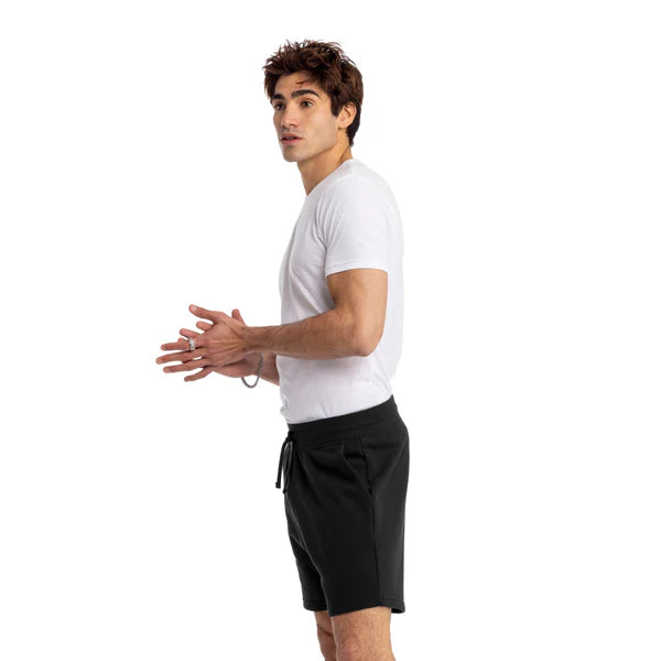 Unisex Shorts w/ pockets Next Level 80/20 Cotton Blend Black