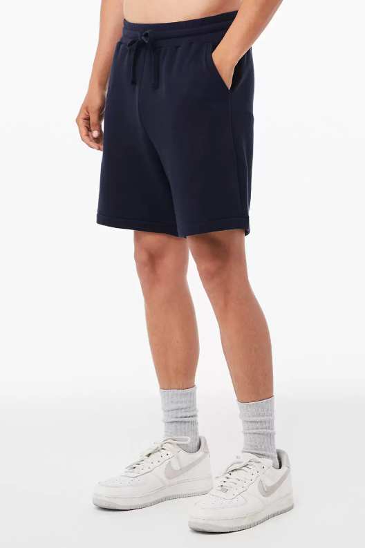 Unisex Shorts w/ pockets Bella + Canvas 100% Cotton Navy