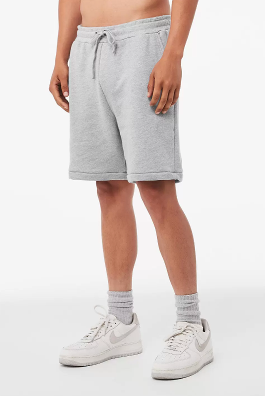 Unisex Shorts w/ pockets Bella + Canvas 100% Cotton Grey