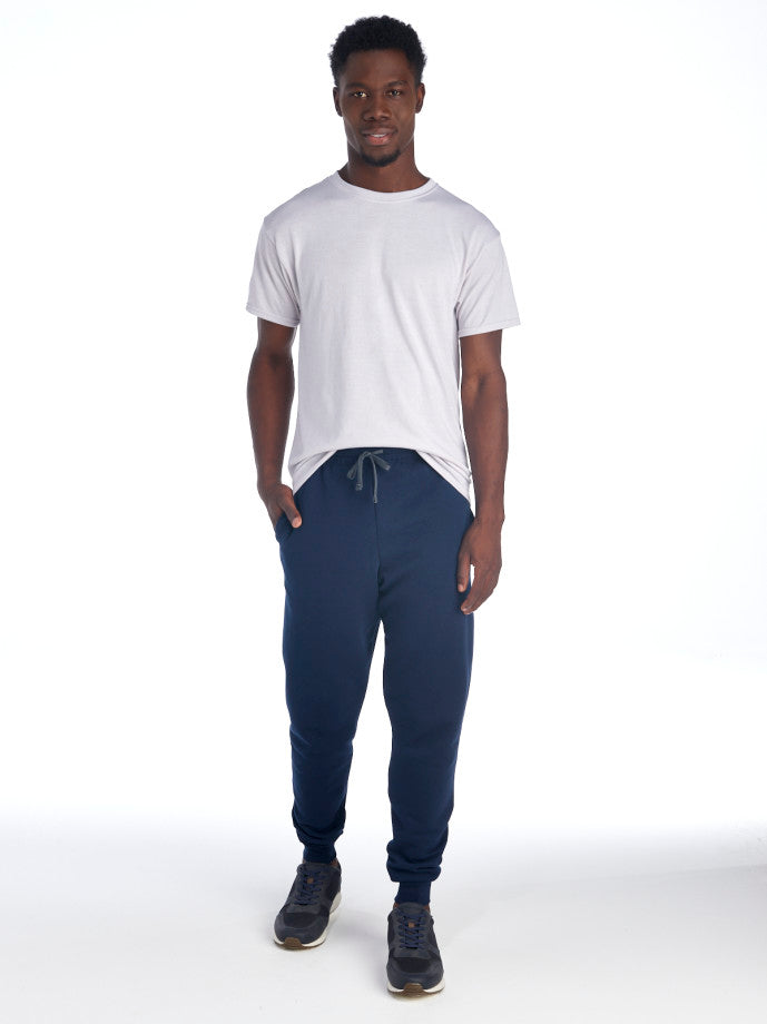 Unisex Joggers w/ pockets Jerzees 60/40 Cotton Blend Navy