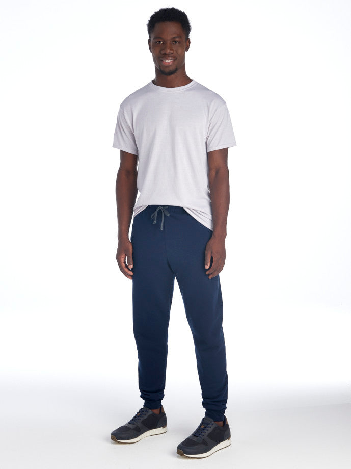 Unisex Joggers w/ pockets Jerzees 60/40 Cotton Blend Navy