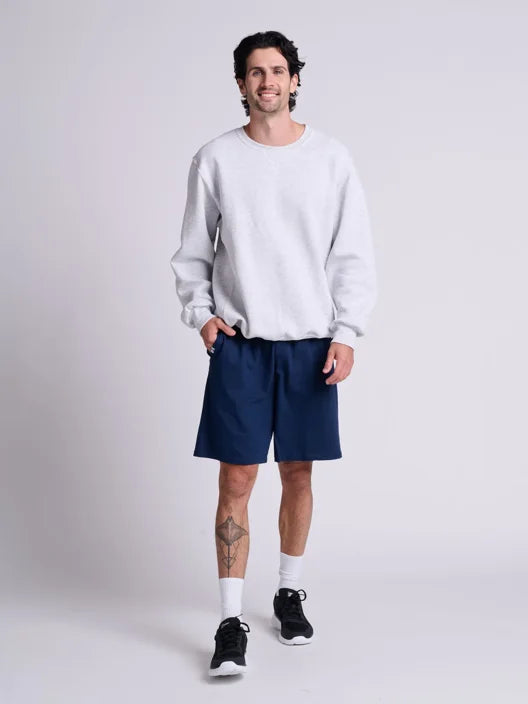 Unisex Shorts w/ pockets Russell Athletic 100% Cotton Navy