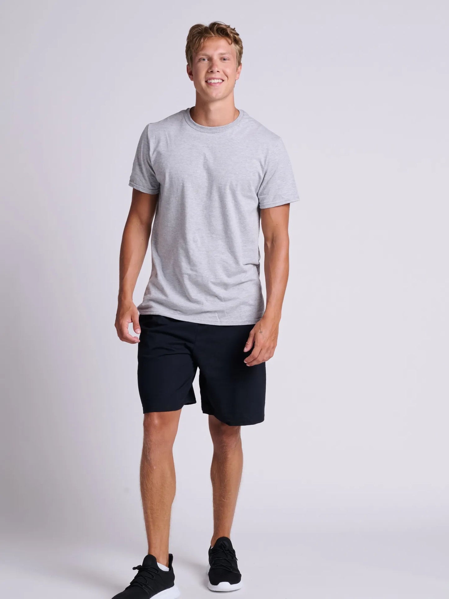 Unisex Shorts w/ pockets Russell Athletic 100% Cotton Black