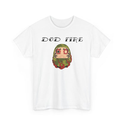 DOD Fire Camouflage Daruma Graphic Shirt