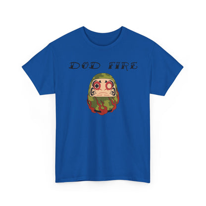 DOD Fire Camouflage Daruma Graphic Shirt