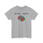 DOD Fire Helmet T-Shirt — Vintage Firefighter Helmet & Flowers