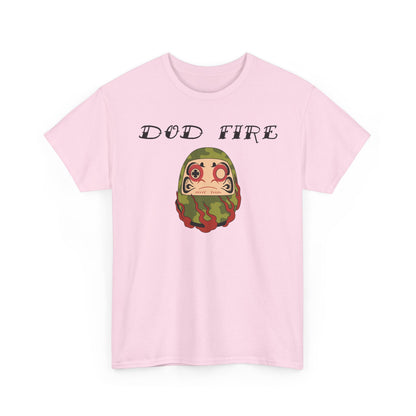 DOD Fire Camouflage Daruma Graphic Shirt