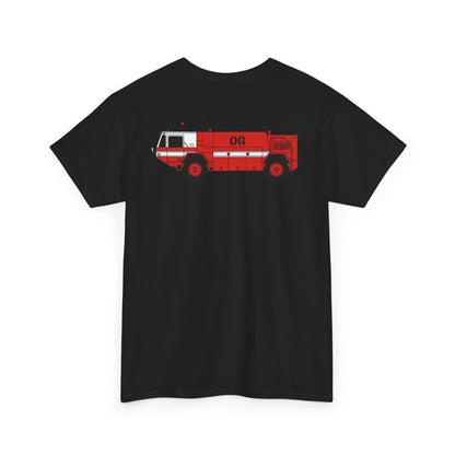 P-19 ARFF Fire Truck Tee Unisex Heavy Cotton Tee