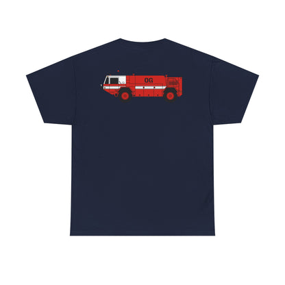 P-19 ARFF Fire Truck Tee Unisex Heavy Cotton Tee