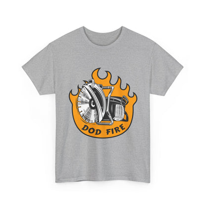 "DOD FIRE" K-12 Vent Graphic Firefighter T-Shirt