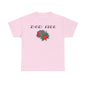 DOD Fire Helmet T-Shirt — Vintage Firefighter Helmet & Flowers