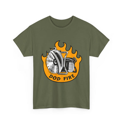 "DOD FIRE" K-12 Vent Graphic Firefighter T-Shirt