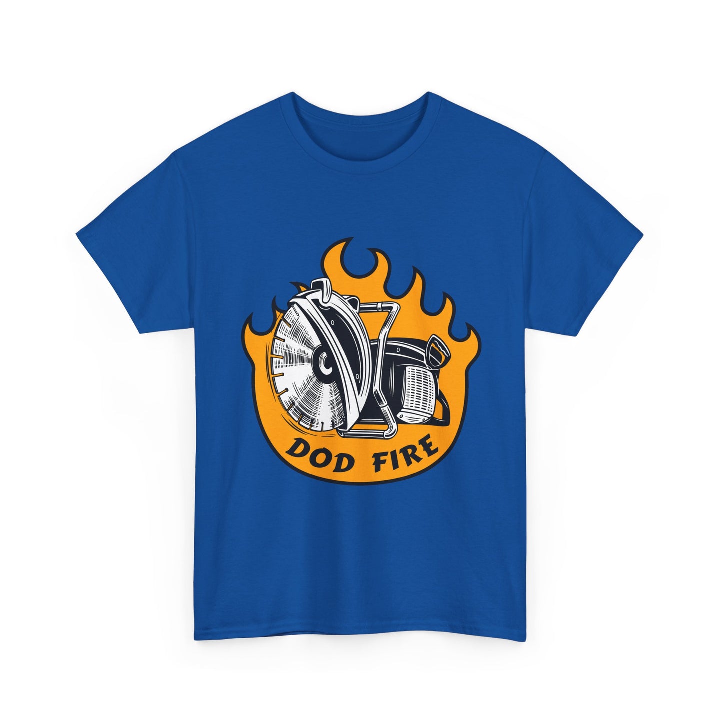 "DOD FIRE" K-12 Vent Graphic Firefighter T-Shirt