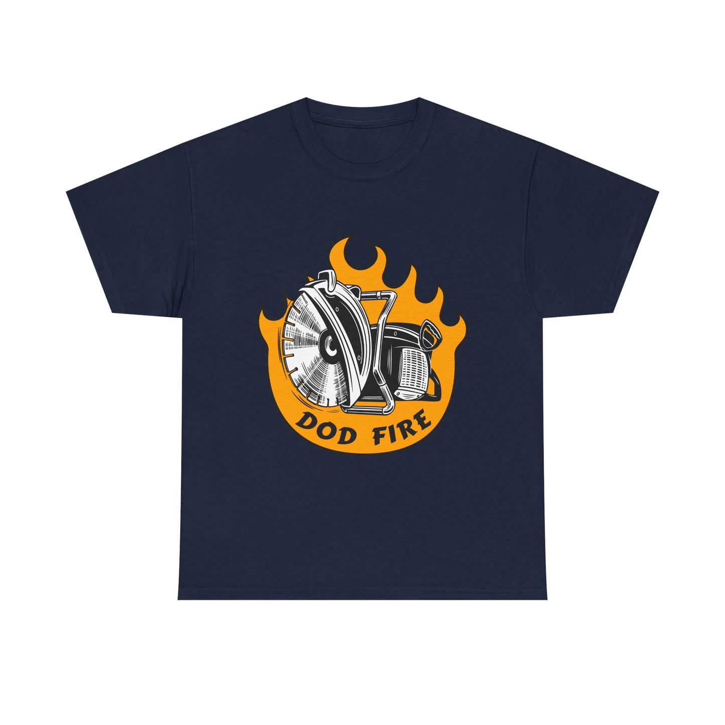 "DOD FIRE" K-12 Vent Graphic Firefighter T-Shirt