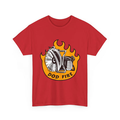 "DOD FIRE" K-12 Vent Graphic Firefighter T-Shirt