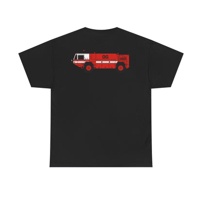 P-19 ARFF Fire Truck Tee Unisex Heavy Cotton Tee