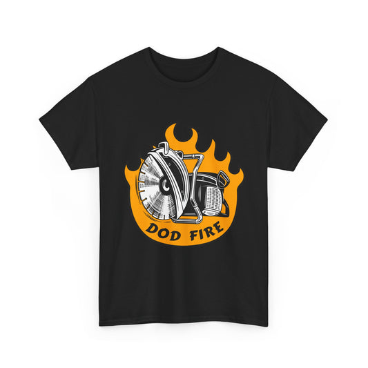 "DOD FIRE" K-12 Vent Graphic Firefighter T-Shirt