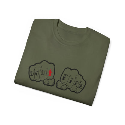 Fist Tattoo DOD FIRE Tee