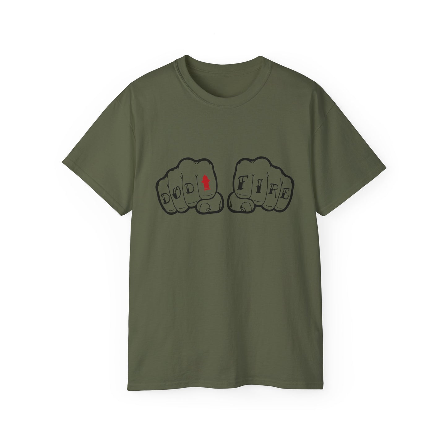 Fist Tattoo DOD FIRE Tee