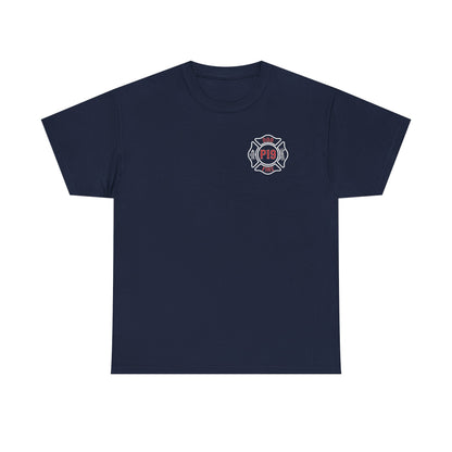P-19 ARFF Fire Truck Tee Unisex Heavy Cotton Tee