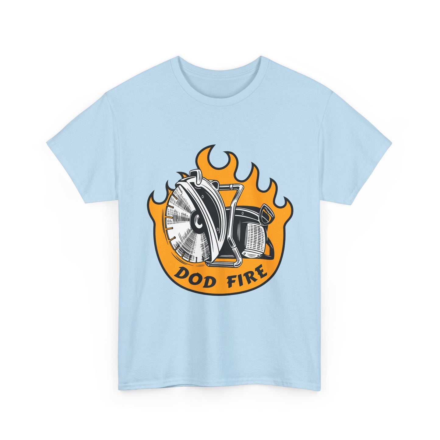 "DOD FIRE" K-12 Vent Graphic Firefighter T-Shirt
