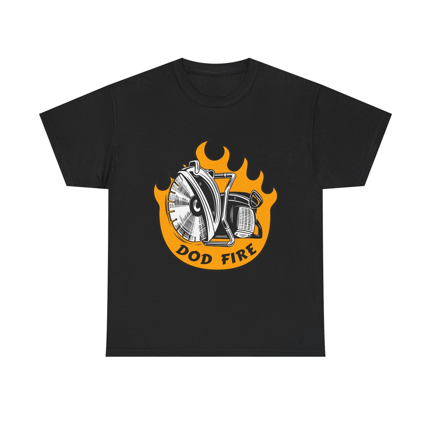 "DOD FIRE" K-12 Vent Graphic Firefighter T-Shirt