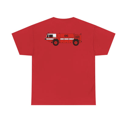 P-19 ARFF Fire Truck Tee Unisex Heavy Cotton Tee