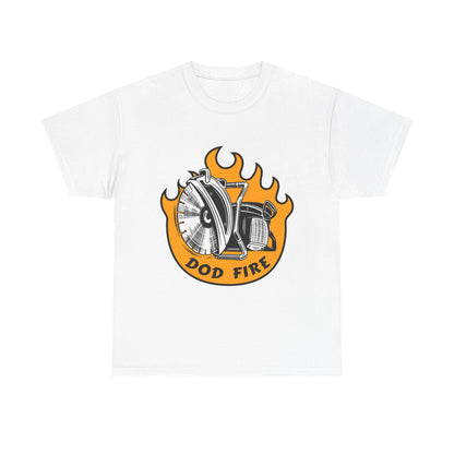 "DOD FIRE" K-12 Vent Graphic Firefighter T-Shirt