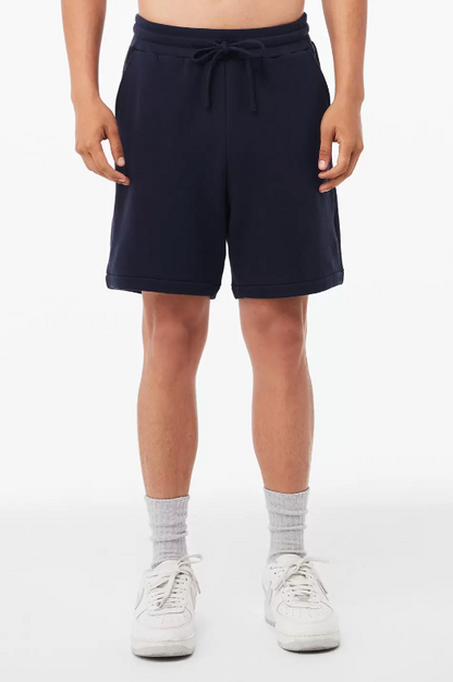 Unisex Shorts w/ pockets Bella + Canvas 100% Cotton Navy