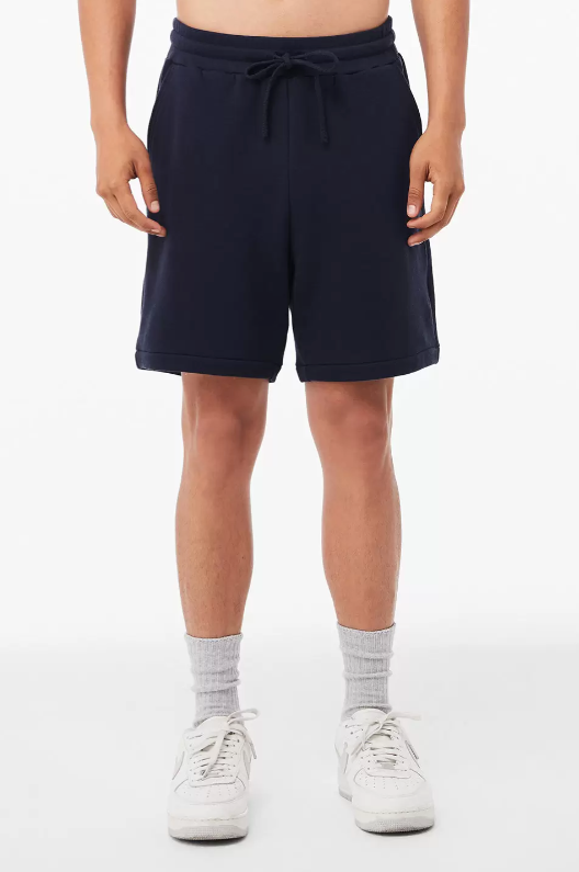 Unisex Shorts w/ pockets Bella + Canvas 100% Cotton Navy