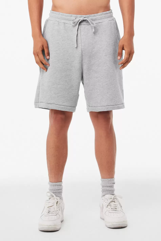 Unisex Shorts w/ pockets Bella + Canvas 100% Cotton Grey