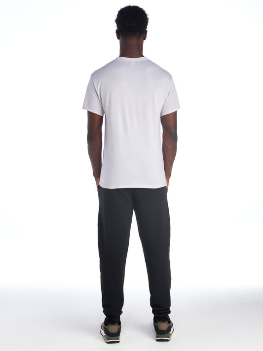 Unisex Joggers w/ pockets Jerzees 60/40 Cotton Blend Black