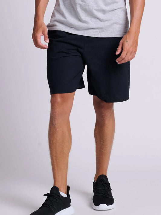 Unisex Shorts w/ pockets Russell Athletic 100% Cotton Black